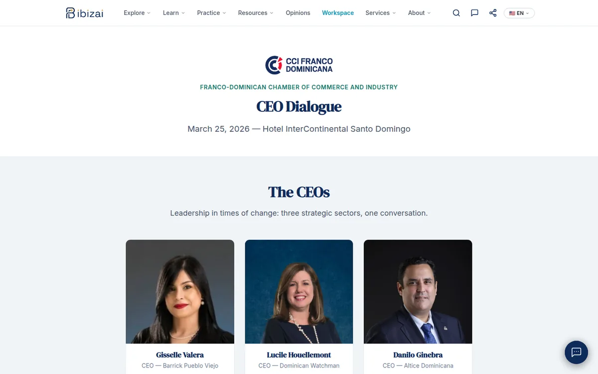 CEO Dialogue CCIFD 2026 with conversational AI follow-up